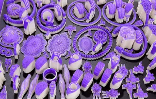 3Dプリントで出力されたワックスモデル